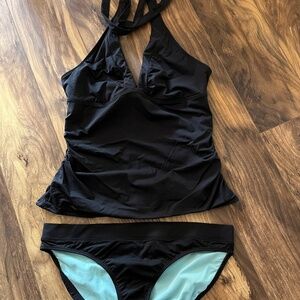 Athleta Black Tankini